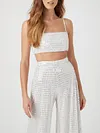 Sequined Bandeau Two Piece Suits
