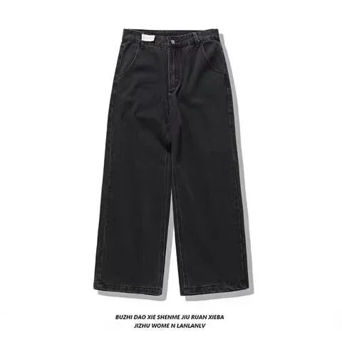 Lifesmybeach costumes for women sexy Streetwear y2k Cargo Pants Mens Harajuku Hip Hop Multi Pocket Retro Blue Baggy Jeans New Gothic High Waist Wide Leg Trousers