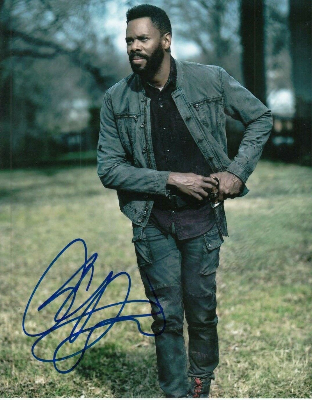 COLMAN DOMINGO signed (FEAR THE WALKING DEAD) 8X10 Victor Strand *PROOF* W/COA B