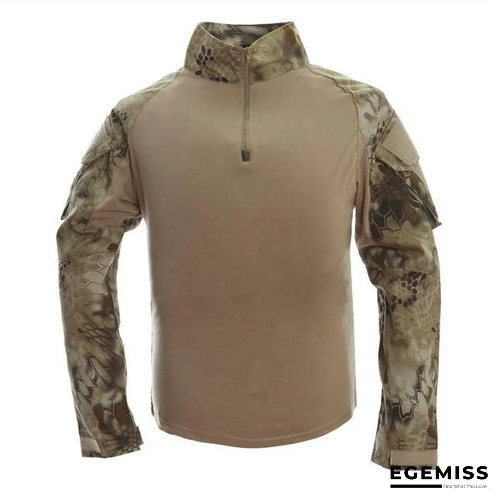 Camouflage colors Army Combat Uniform military shirt cargo multicam Airsoft paintball tactical cloth with elbow pads | EGEMISS