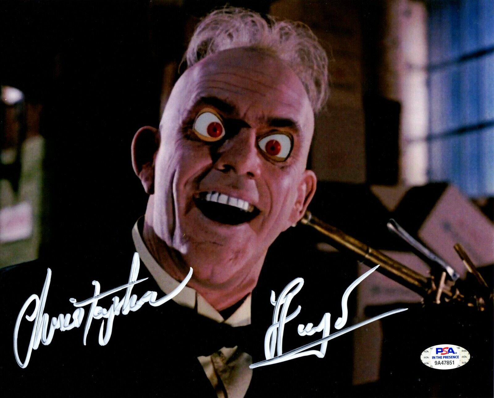 Christopher Lloyd autograph signed 8x10 Who Framed Roger Rabbit PSA Judge Doom