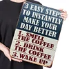 Coffee - Metal Tin Signs(8*12Inch/12*16Inch) - Bar