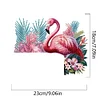 (US Local)Flamingo  Diamond Painting Door Corner Sign DIY Door Frame Decoration