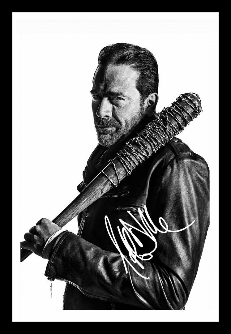 Jeffrey Dean Morgan - The Walking Dead Autograph Signed & Framed Photo Poster painting 1