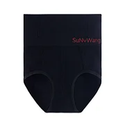 Aiyuzuo Letter Hip Lift Shaper Briefs Postpartum Underpants Buttock Lifter High Waist Panties Patchwork Cotton Crotch