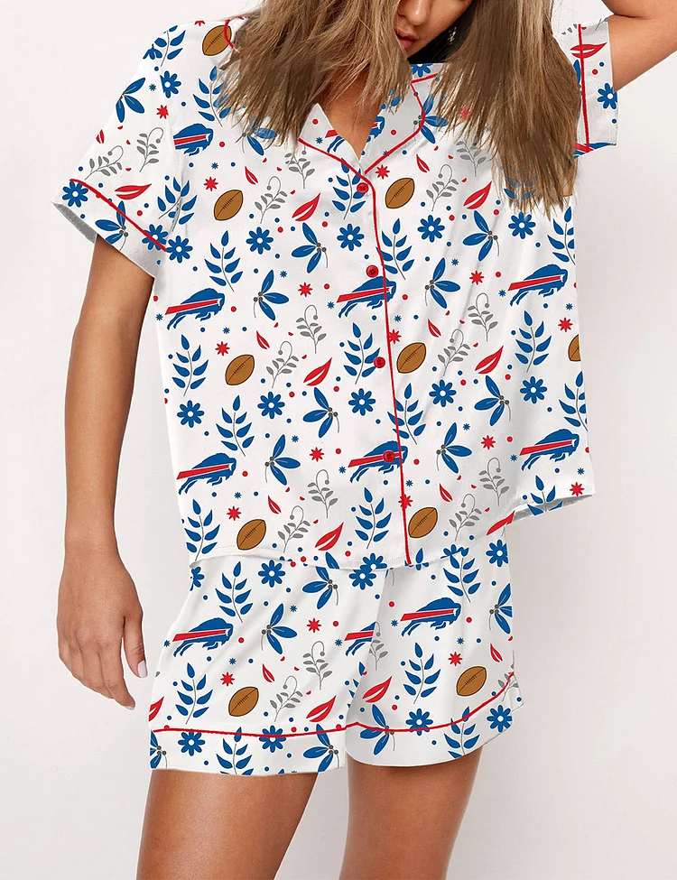 Women's Bills Football Pajama Set