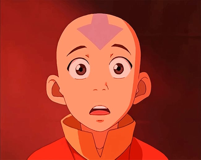 

Shocked Aang The Last Airbender – Paint By Numbers - 40*50CM, 501 Original