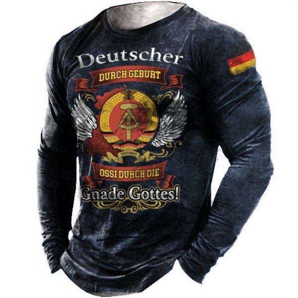 Deutscher Men's Outdoor Retro Tactical T-Shirt