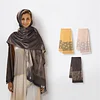 Leaf Pattern Long Shawl Summer Women Hijab Scarf