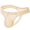 Transparent Ice Silk Slim Thong Men's Bikini Briefs