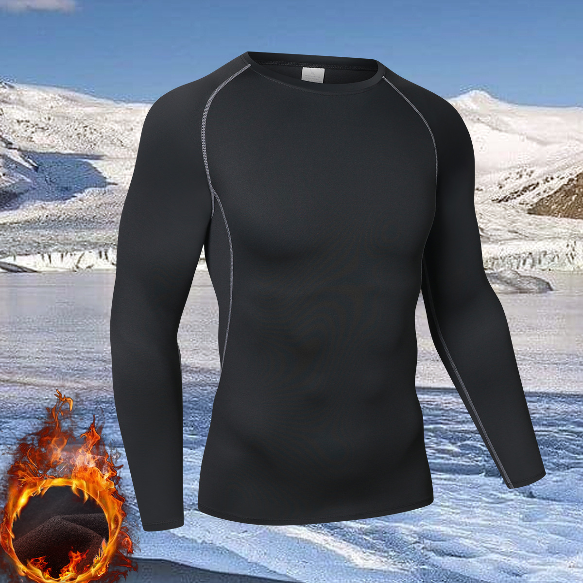 Men's Outdoor Sports Warm Quick-Drying Tops