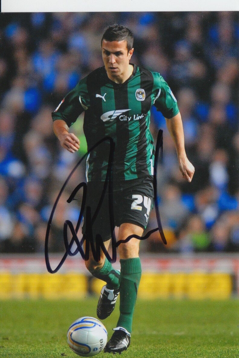 COVENTRY CITY HAND SIGNED RICHARD WOOD 6X4 Photo Poster painting 3.