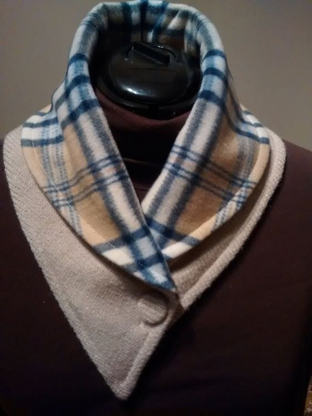 Men's casual warm scarf