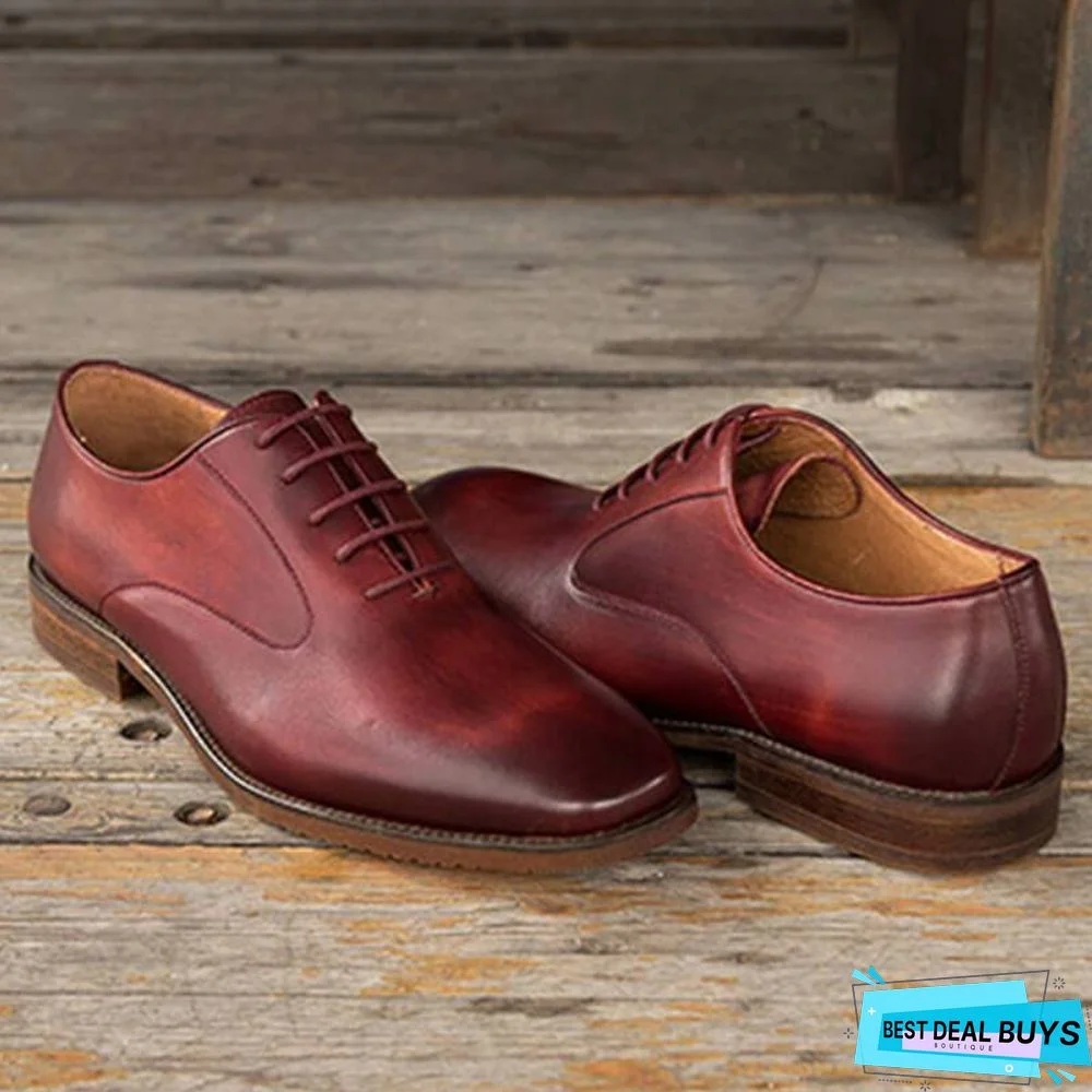 Men's Business Casual Oxford Leather Shoes