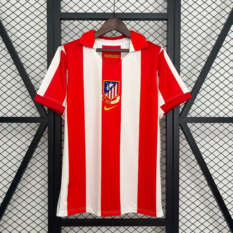 Retro 2003-04 Atletico Madrid Soccer Jersey Home