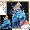 Diamond Painting -DIY Round Partial AB Drill Blonde Princess(45x55cm)