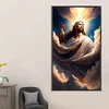(40*70cm)Jesus - Round AB Drill Diamond Painting