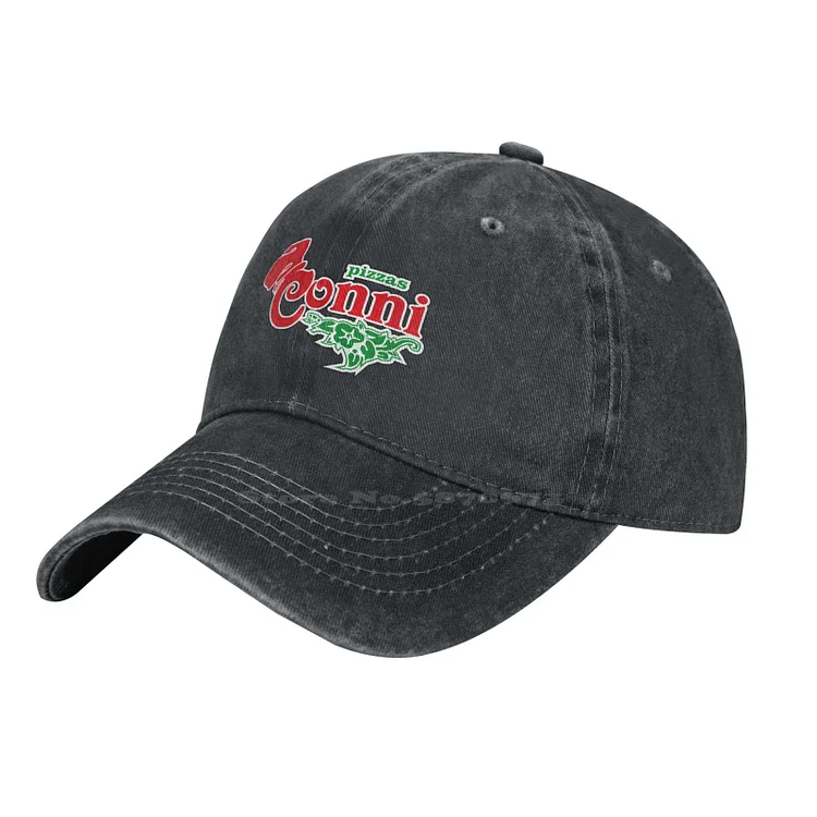 Connies Pizza Logoquality Denim cap Knitted hat Baseball cap