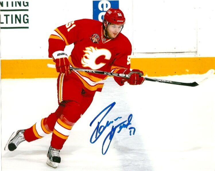 Calgary Flames Roman Horak Autographed Signed 8x10 Photo Poster painting COA THREE