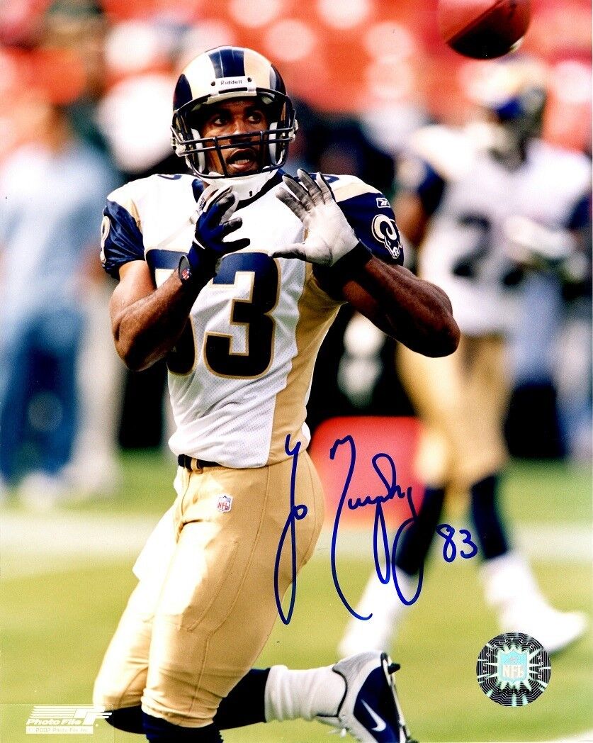 Signed 8x10 YO MURPHY St Louis Rams Autographed Photo Poster painting - w/COA