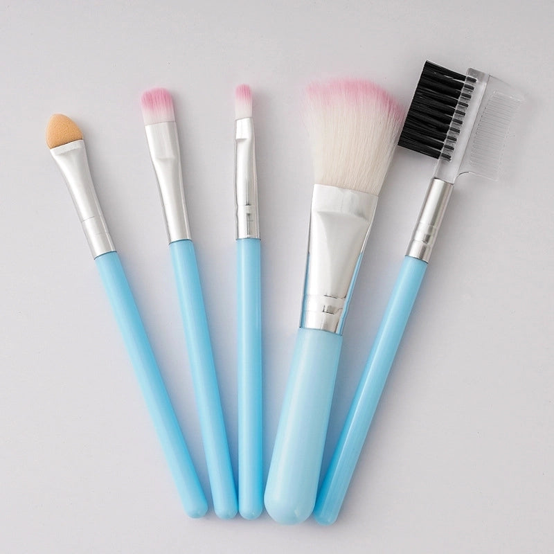 Fashion Artificial Fiber Plastic Plastic Handle Makeup Brushes 1 Set