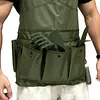 9-Piece Oxford Cloth Work Apron with Multiple Pockets Garden Tool Storage Apron for Gardening in Flower Beds Vegetable Patches