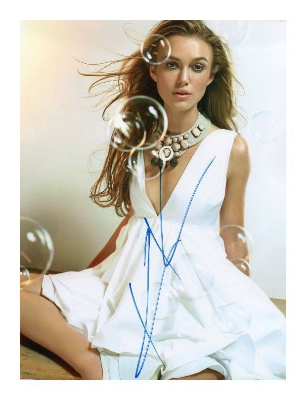 KEIRA KNIGHTLEY AUTOGRAPHED SIGNED A4 PP POSTER Photo Poster painting PRINT 11