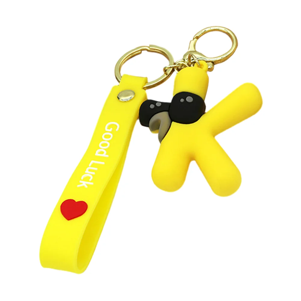 Letter A-Z Keychain Wacky Wizard Handbag Key Chain for Car Keys/Wallet/Backpack