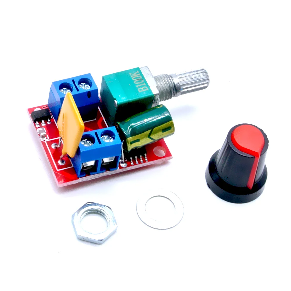 Mini DC 35V Speed Regulator Control Adjust Board Switch Light Modulator 35V 5A 90W PWM DC Motor Speed Controller Power Module