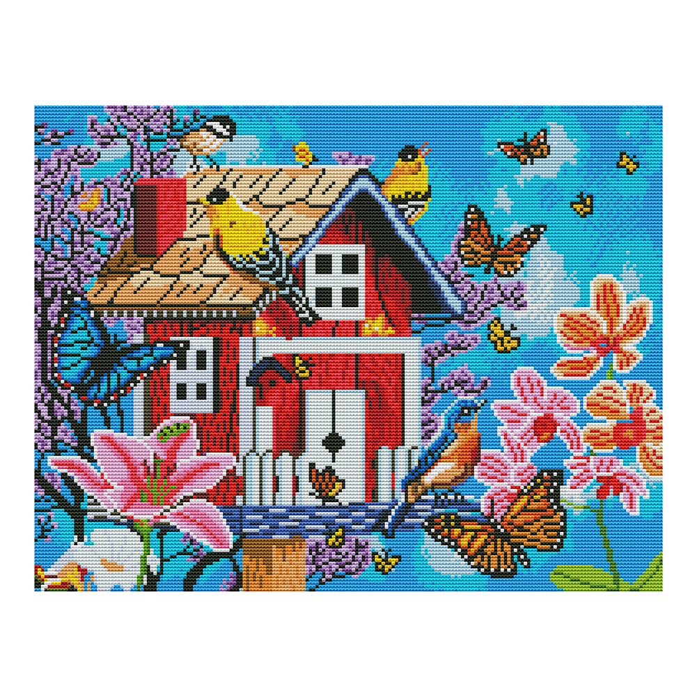 

Landscape - 11CT Stamped Cross Stitch - 50*40CM, 501 Original