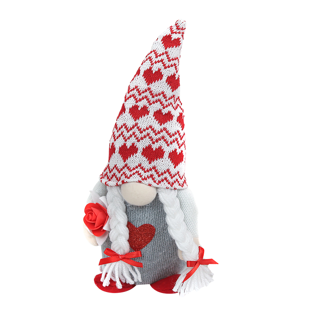 

Valentines Love Faceless Doll with LED Lights Dwarf Gnomes Table Ornaments, Qr06, 501 Original