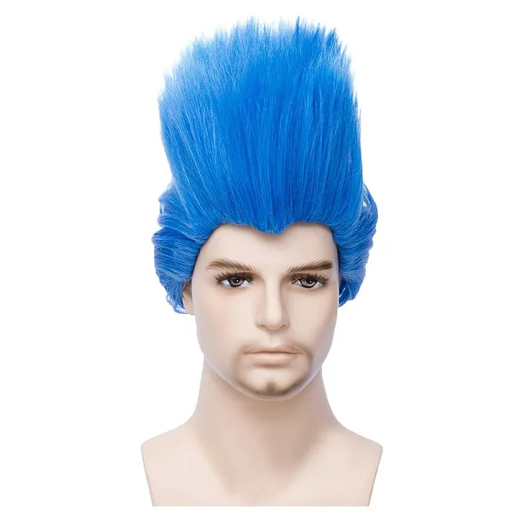 Hercules Hades Blue Wig Cosplay Accessories Halloween Carnival Props