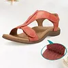 Gioiacombo&trade; Nuovi sandali estivi con zeppa in velcro retr&ograve;