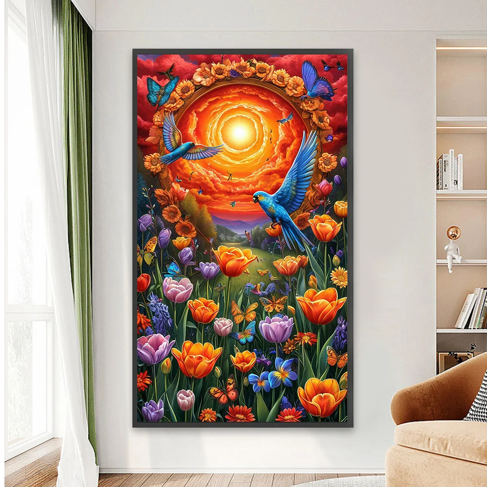 Diamond Painting - Full Round Drill - Bird(Canvas|40*70cm)