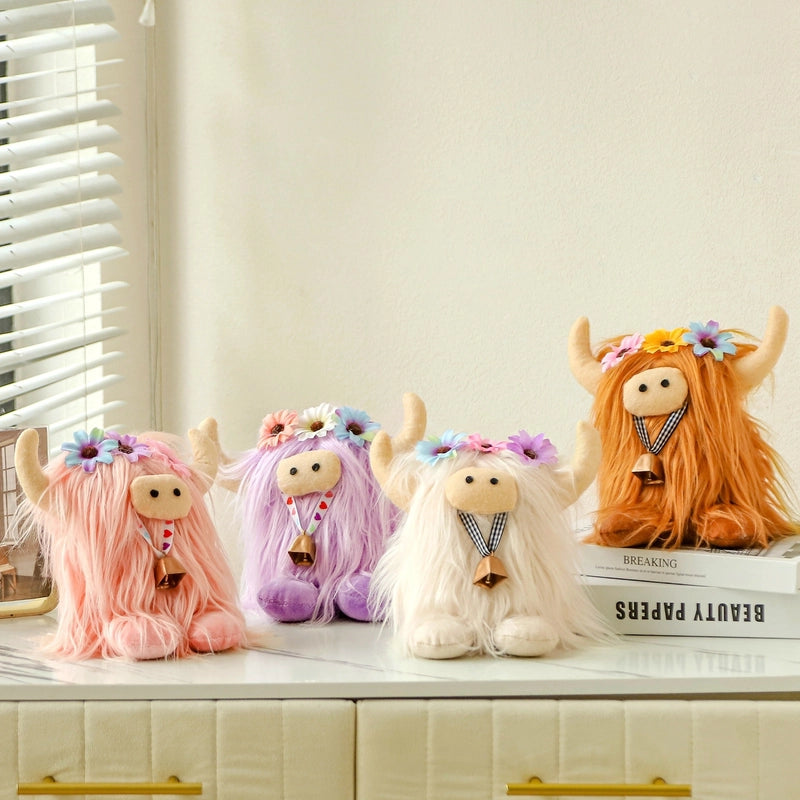 Cartoon Style Cattle Cloth Artificial Decorations