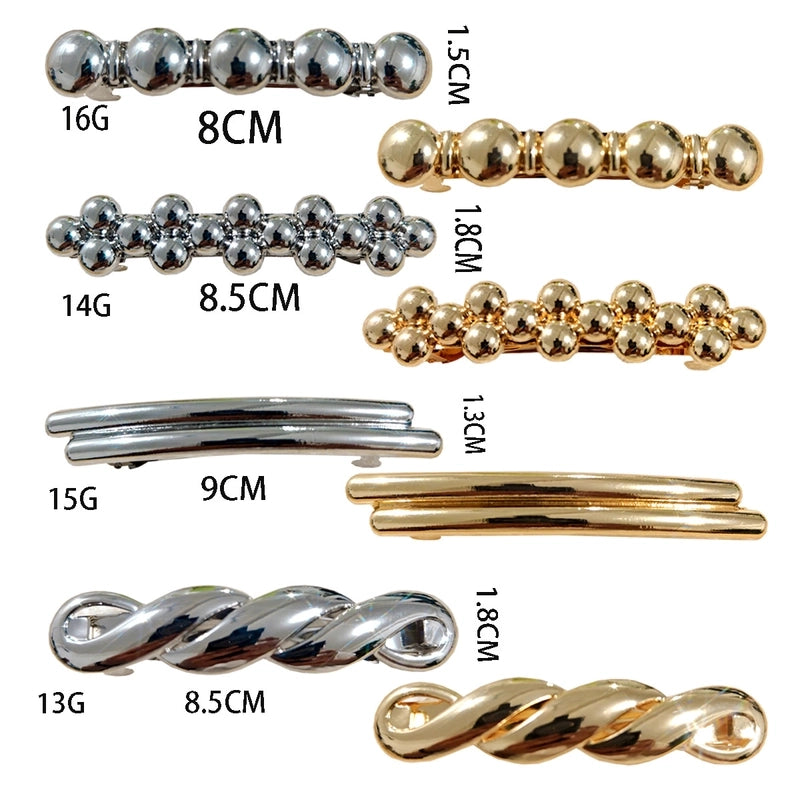 Women’s Elegant Classic Style Streetwear Butterfly Bow Knot Twist Metal Hair Clip