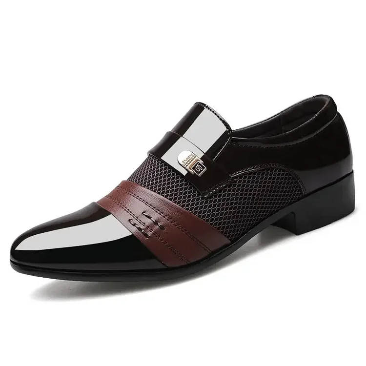 Men Luxury Plus Size Business Leather Dress Shoes