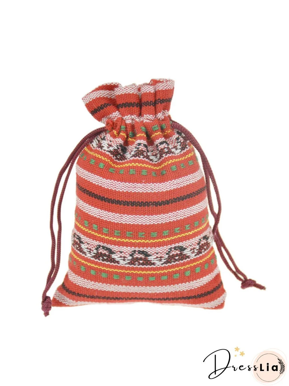Ethnic Drawstring Storage Bag