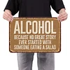 Alcohol - Vintage Metal Signs - 20*30cm/30*40cm - Warning