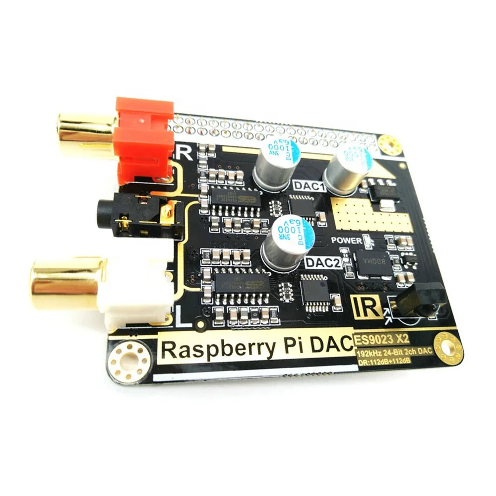 Raspberry HIFI DAC RPI 4B/3B+/3B/2B/ZERO Dual Decoding Raspberry Pi I2S Audio for Digital Player RPI DAC