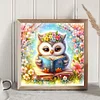 Diamond Painting-DIY Full Round Drill Owl