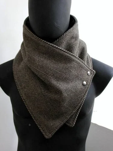 Men's casual warm scarf