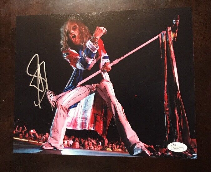 Steven Tyler Aerosmith Signed Autographed 8x10 Color Photo Poster painting JSA/COA Q00573