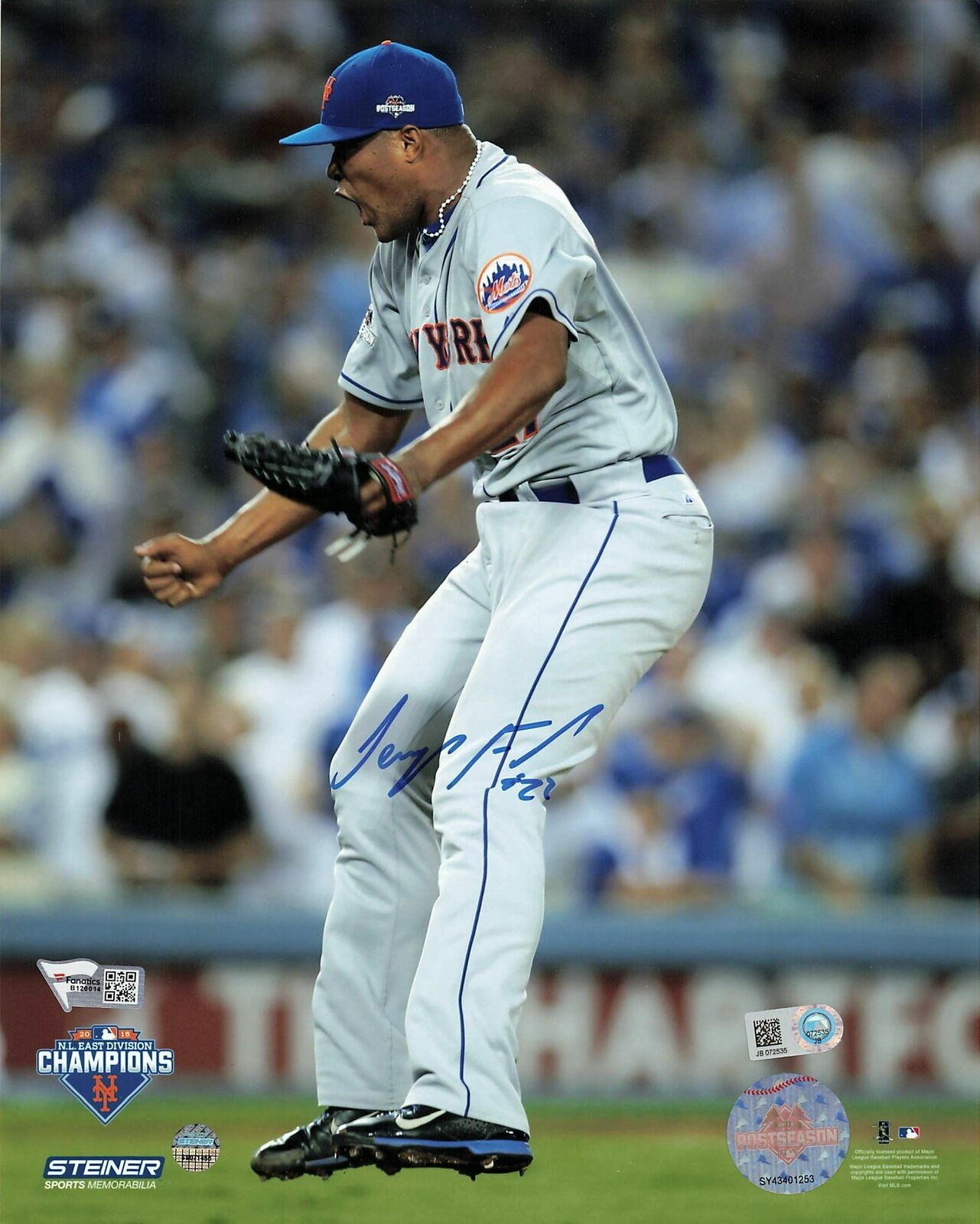 Jeurys Familia signed 8x10 Photo Poster painting Fanatics New York Mets Autographed