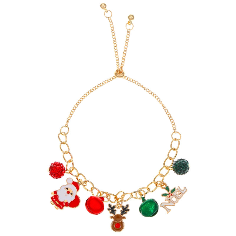 Style Geometric Alloy Plating Flakes Elk Christmas Women’s