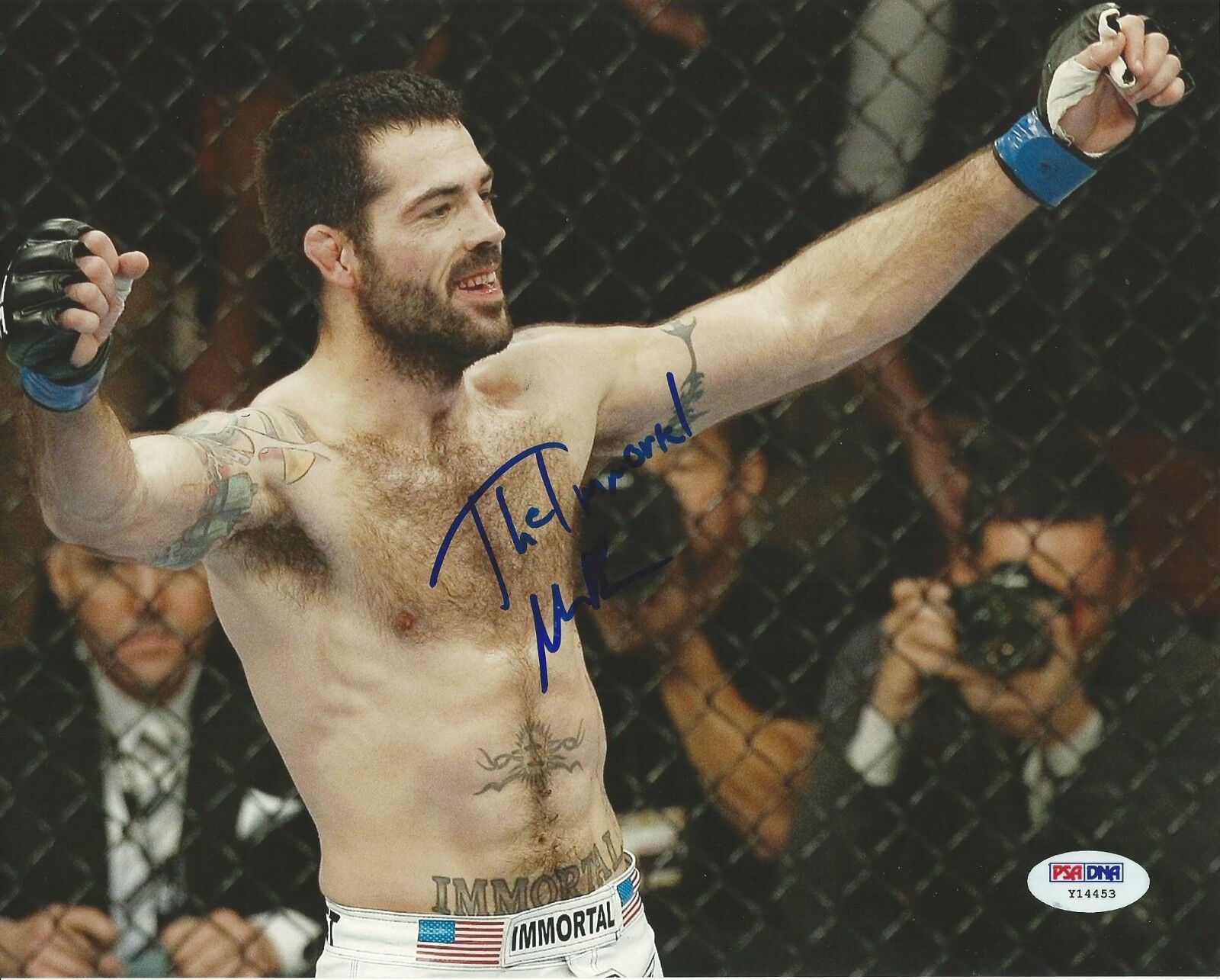 Matt Brown Signed UFC 8x10 Photo Poster painting PSA/DNA COA Picture Autograph on Fox 12 7 5 145