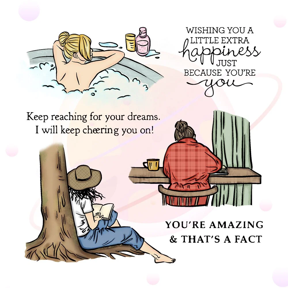 New Arrival Girl Metal Cutting Dies and Clear Stamp Template for DIY Scrapbooking Photo Album Craft Paper Card Making Decorative