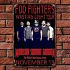 Foo Fighters - Panneaux en &eacute;tain m&eacute;tallique(20*30cm/30*40cm) - Musique