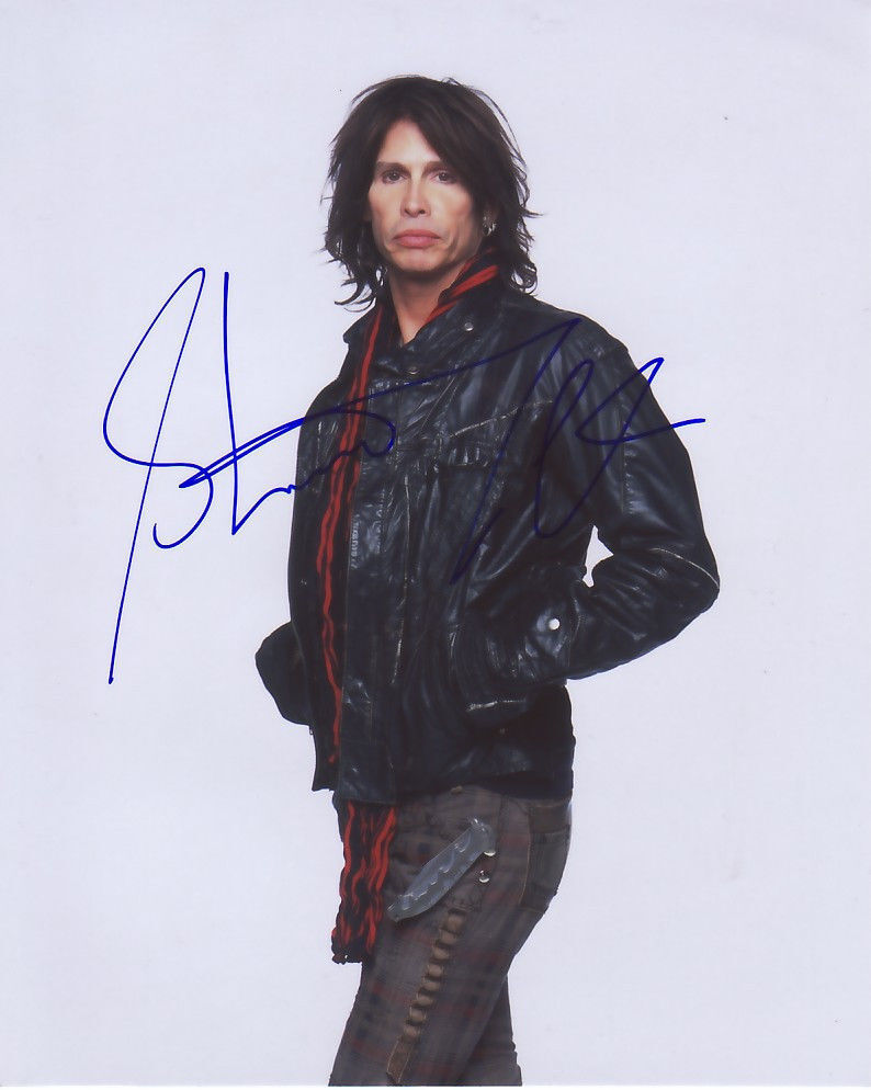 STEVEN TYLER - AEROSMITH AUTOGRAPH SIGNED PP Photo Poster painting POSTER