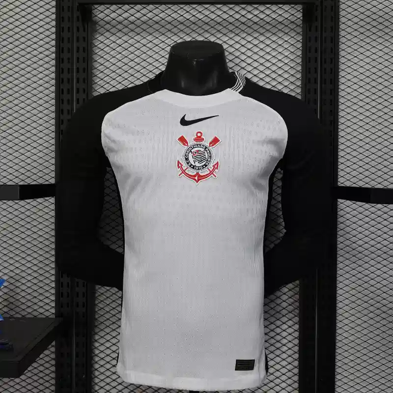 25/26 Player Corinthians Long Sleeve Soccer Jersey Home